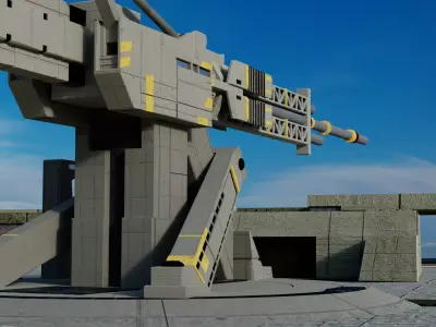 Stonehenge Facility 3D model