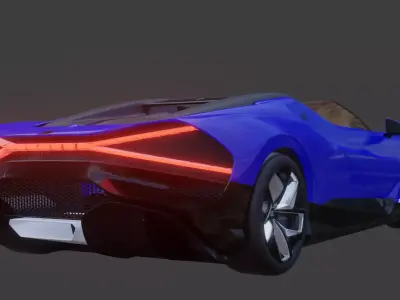 Bugatti Mistral 3D model