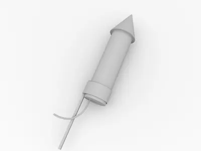 Rocket Firework 3D model
