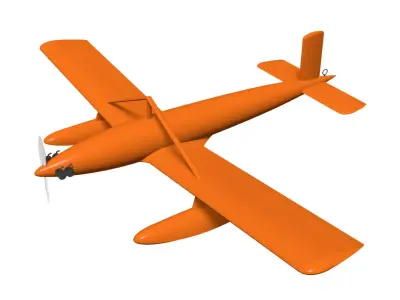 Type1 target plane 3D model