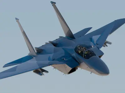 McDonnell Douglas F-15 STOL MTD 3D model
