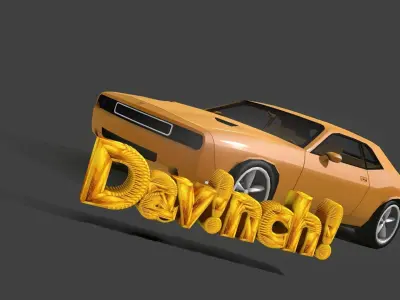 Dodge Challenger Free 3D model purchase