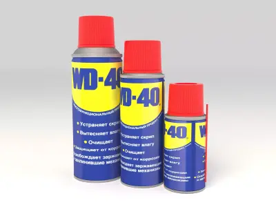  Universal grease WD-40 anti-corrosion 3D model