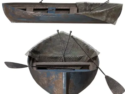 Old Boat 3D model