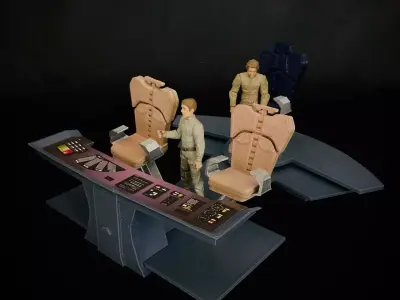 USS Enterprise Bridge Control Center Console -The Motion Picture 3D print model
