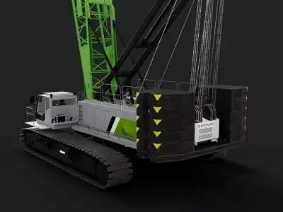 Telescopic Boom Lift  3D model