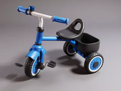 Tricycle 3D model purchase