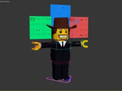 LEGO CHARACTER PLUS BONUS 3D model