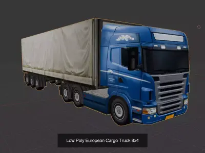 Semi Truck 3D Models Pack