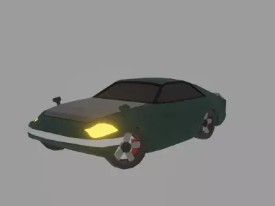 Datsun 240z low-poly model Free 3D model