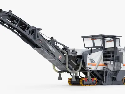 Asphalt Milling Machine 3D model