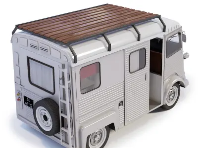Citroen Type H Camper 3D model