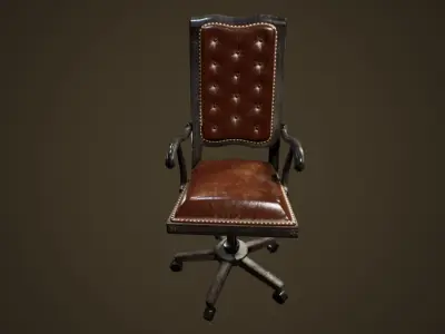 Cabinet Chair - PBR Game Ready  Low-poly 3D model purchase