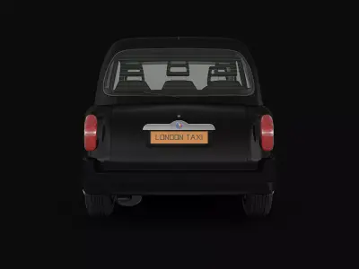 London TX4 Taxi 3D model