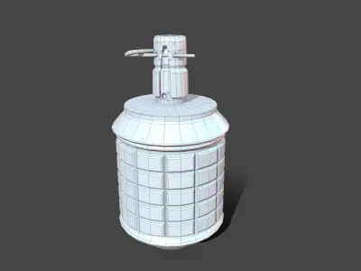 WWII - Type- 97 Japanese hand grenade Low-poly 3D model