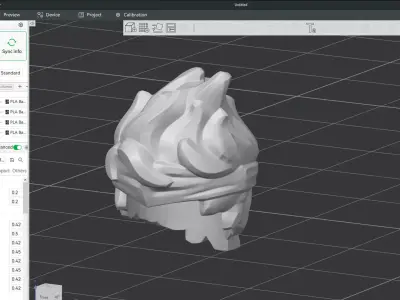 Custom3Dprint Minifigure Accessory - Minifigure Hair S3 - 014 3D print model