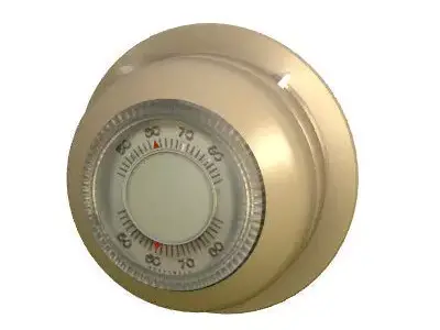 Thermostat gold thermosta 3D model