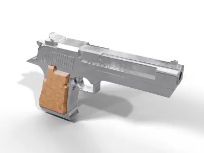 GUN PISTOL Free 3D model