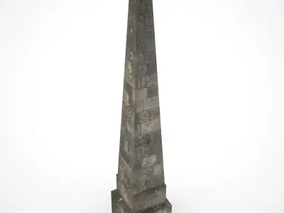 Obelisk - low poly 3D model