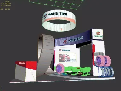 Exhibition - Area -6X6-3DMAX2009-22 3D model