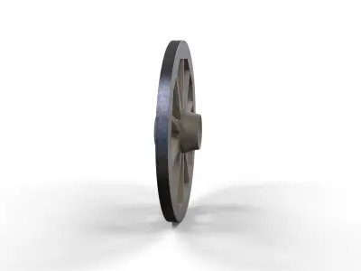 Wagon wheel 3D model
