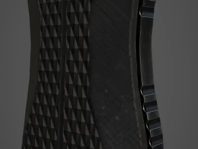 SOG Pentagon Tactical Knife - Lowpoly Game Asset Low-poly 3D model