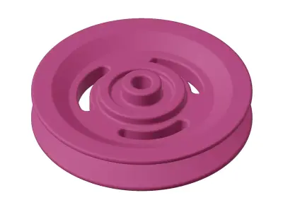 Plastic Premium Gym Machine Pulley Toy 3D model