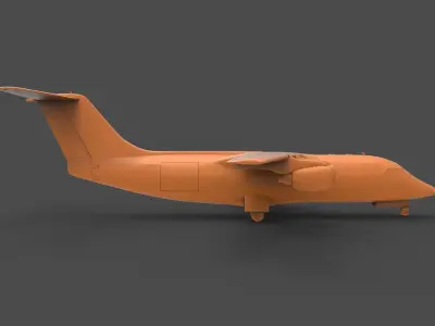 BAE 146 3D print model