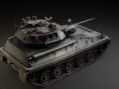 Scimitar Light Tank 3D model