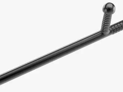 Police Baton 2 3D model