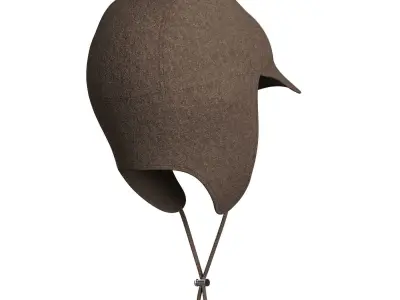 Wool Blend Hat 3D model