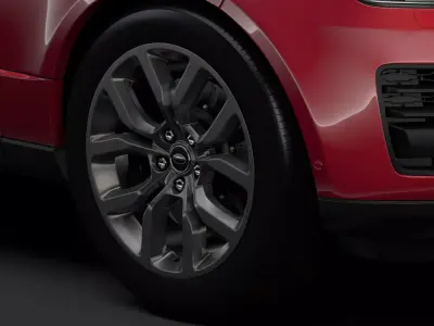 Range Rover SVAutobiography Dynamic 2018 wheel 3D model