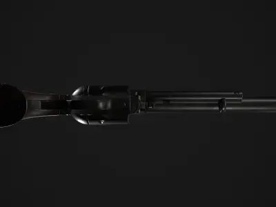 ColtSAA revolver Low-poly 3D model
