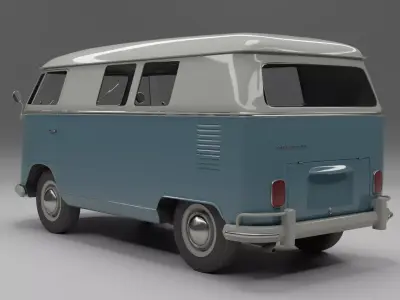 Volkswagen Type 2 Kombi 3D model