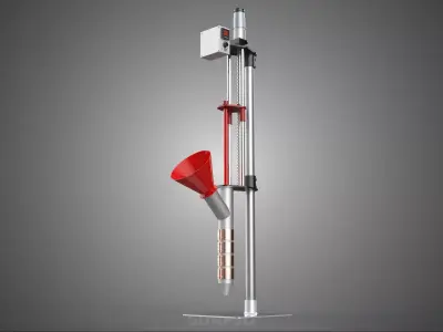 MINI VERTICAL AUGER HELICAL AUTO PRESS INJECTION MOLDING PLASTIC 3D model