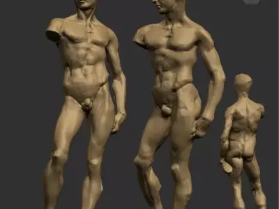 Free Man Sculpture Free 3D print model