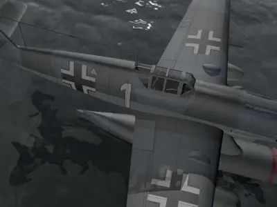 Messerschmitt Bf-109W-2 3D model