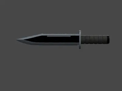 Knife 3D model 25
