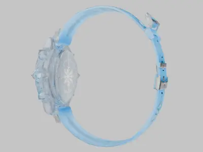 Frostfinder Fantasy Wristwatch Low-poly 3D model