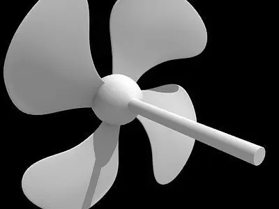 Detailed Propeller 2 3D model