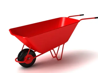 Wheel Barrow 3D model