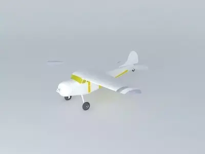 Cessna 195b Free 3D model