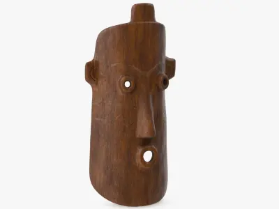  African Congo Mask Wood 