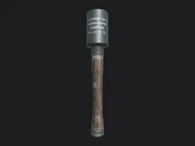 Grenade Pack Low-poly 3D model get