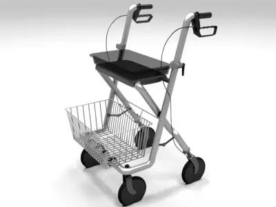 MEDICAL WALKING AID 3D model