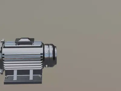High Precision Three-Phase Asynchronous Motor Exploded Animation 3D model