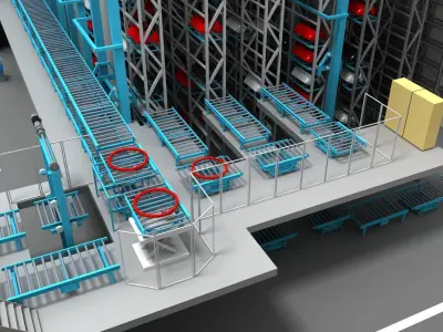 Warehouse 3D model 18