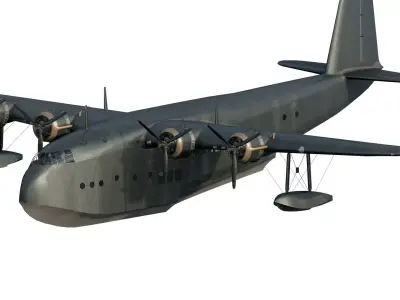Flying Boat 3D model by stationary94