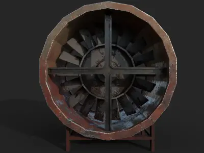 subway fan 3D model