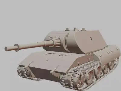 E 100 Super Heavy Tank 3D Printable Model 3D print model